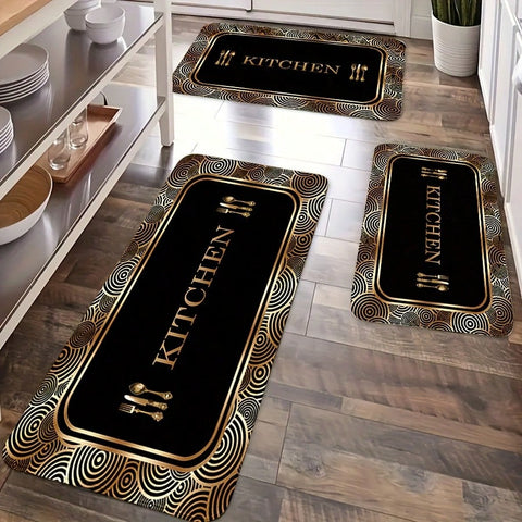 2/3pcs Comfort Standing Kitchen Set - High-Quality, Easy To Clean Non-Slip, Suitable Home, Office, Laundry Room Wear-Resistant Washable 10mm Thickness